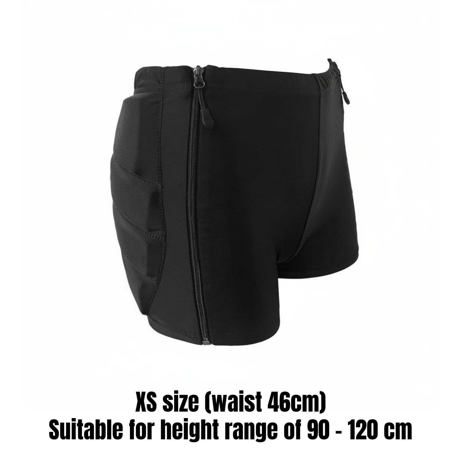 harayaa Pantaloni Protettivi Bambini da Skate con Assorbente Integrato con Chiusura Frontale E Cerniere Laterali per Cadute