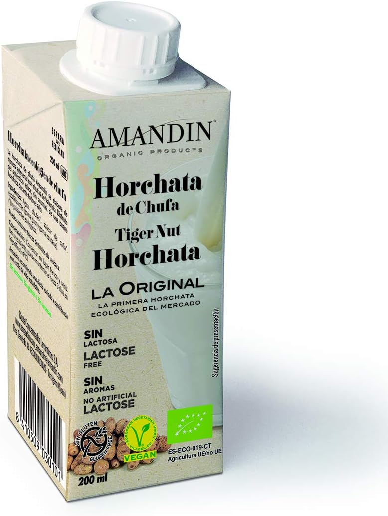 AMANDIN Horchata Ecológica De Chufa 200 Ml. 200 ml