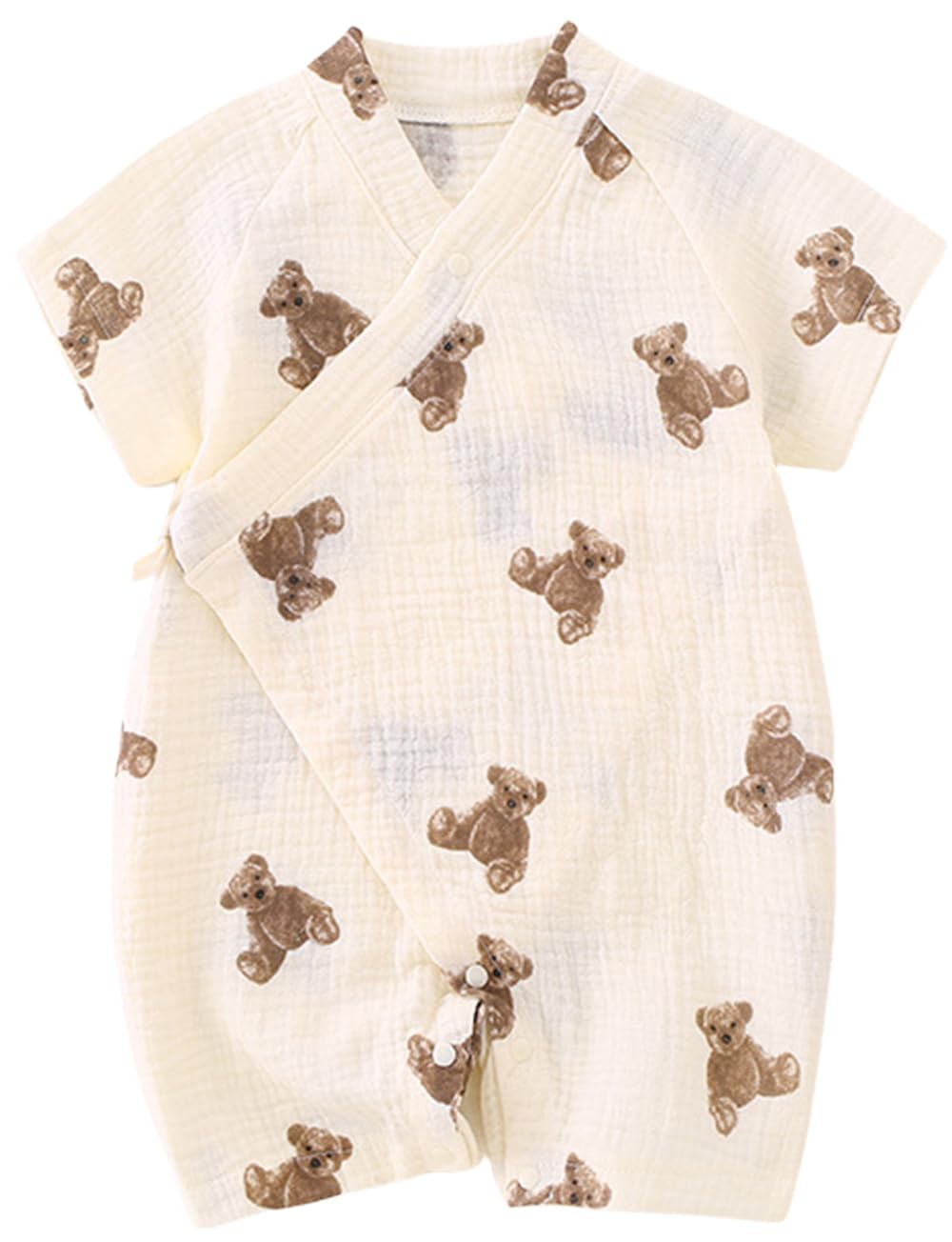 BINIDUCKLING Baby Kimono Cotton Muslin Outfit Clothes Newborn - 24 Months
