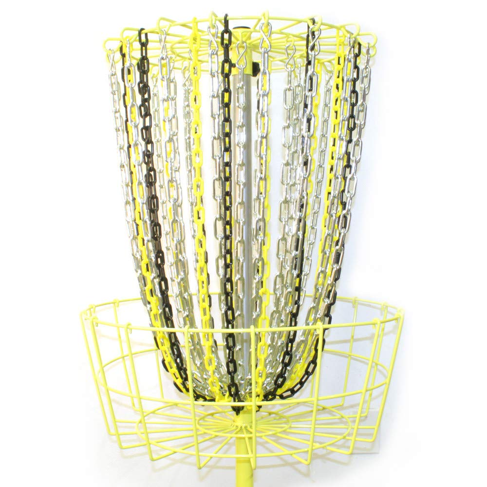 Disc Store Disc Golf Basket Chain - Plastic, Yellow, 28 inches, Black