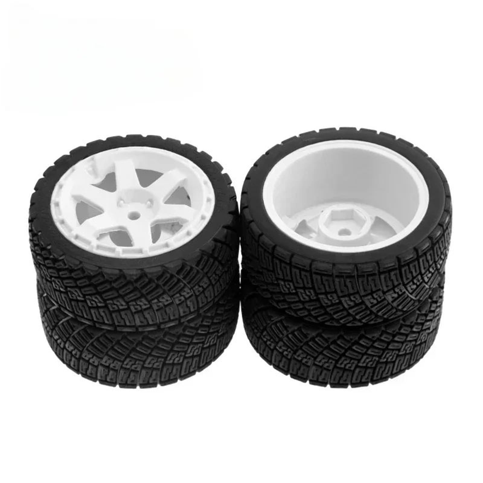 4 Pezzi 67mm Cerchione In Plastica Materiale Speciale Per Pneumatici Gomma Per Tamiya Per TT02 XV01 Per HSP 94123 Per HPI Per Kyosho 1/10 RC Car Ricambi Modellini RC