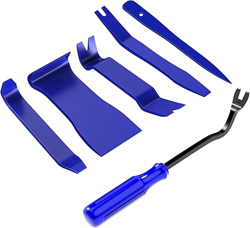 Miniatura 171 de GOOACC Kit de herramientas de eliminación de molduras automáticas de 9 piezas, kit de herramientas antiarañazos para el audio del automóvil, kit