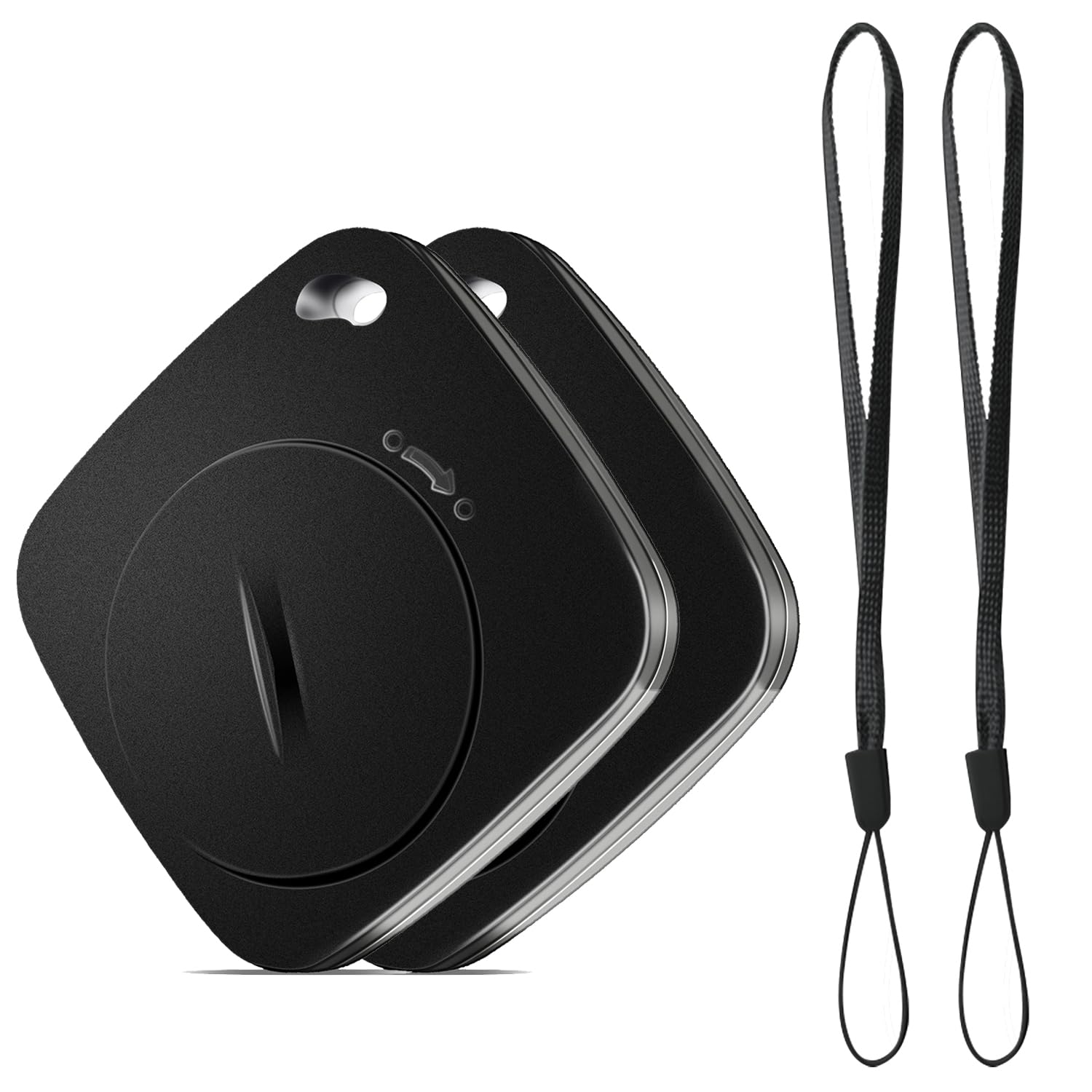 Air Tags- 2 Pack Key Finder Bluetooth Item Tracker Work with Apple Find My IP67 Waterproof, Privacy Protection, Anti Lost Notification, Item Locator for Keys, Pets, Bags, Suitcase and More iOS Only