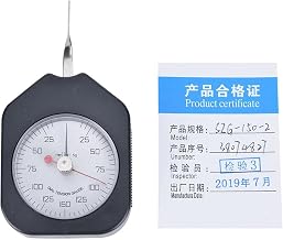Double Needle Dial Tension Meter Tension Meter Dial Tension Gram Force Tensiometer Measuring Tool Plastic(-150-2)