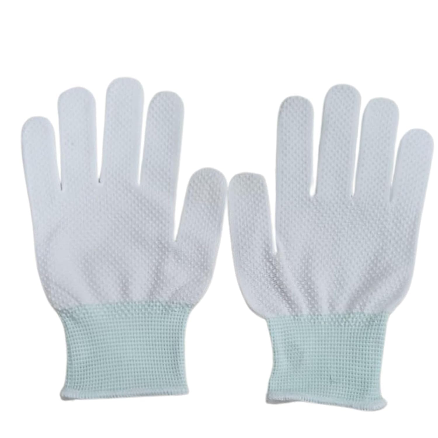 Vashu Sports PVC DOTED Cotton Gloves halp for Cricket Bating and Full grriping in bat Hand he is incris for Bating (White 1 Pair)-image-36