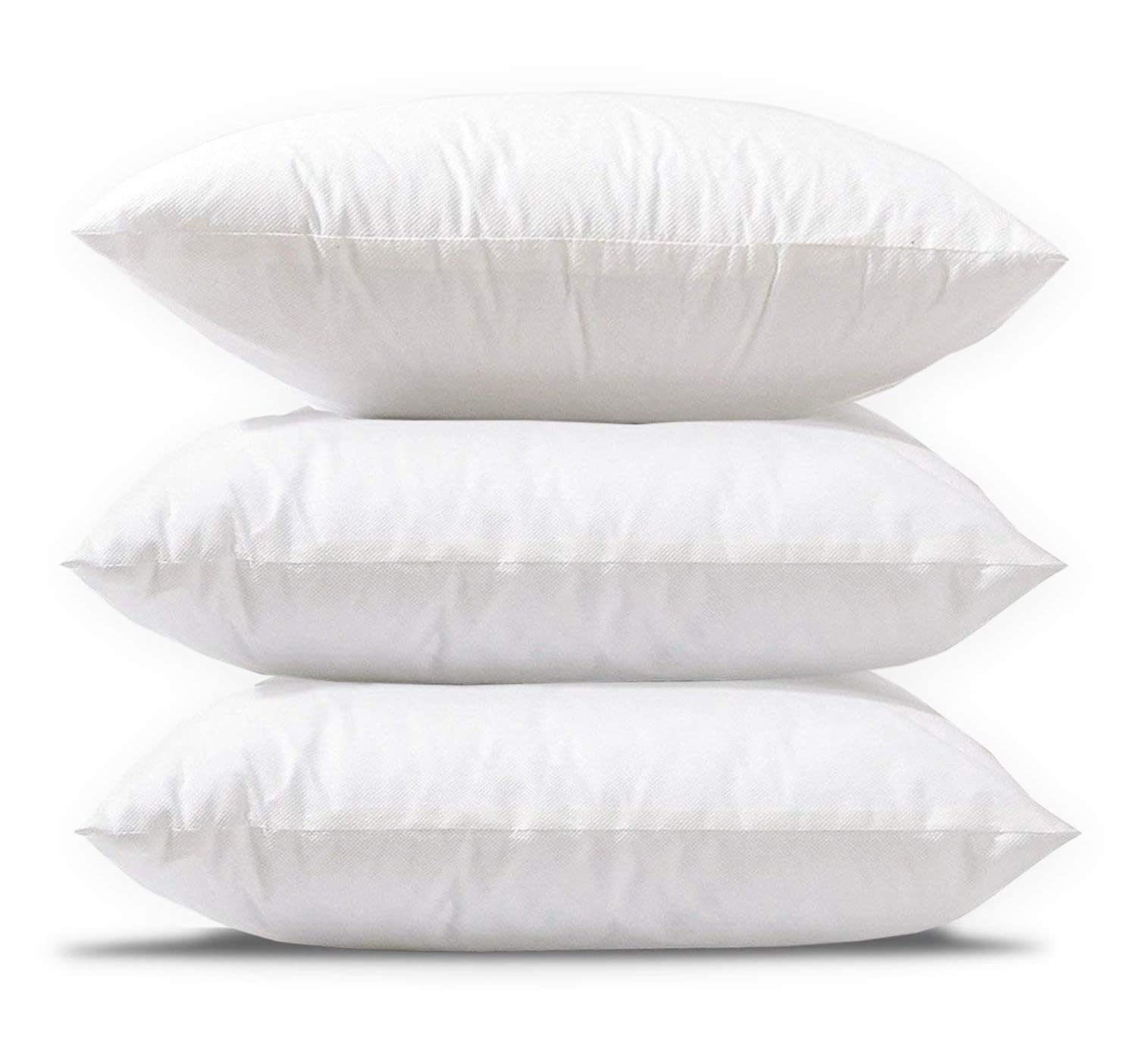Kuber Industries Microfiber Square Throw Cushion Filler Bed and Couch Cushion Indoor Decorative Cushion, 12"x12"-Pack of 3 (White)-HS_38_KUBMART21167 (B095C96QV3) Amazon Price History, Amazon Price Tracker