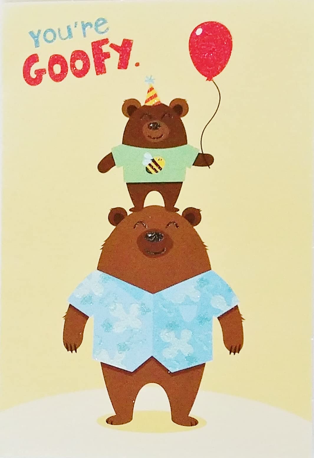 Amazon.com : You're Goofy - That's A Good Thing in an Uncle Funny Happy Birthday  Greeting Card : Office Products