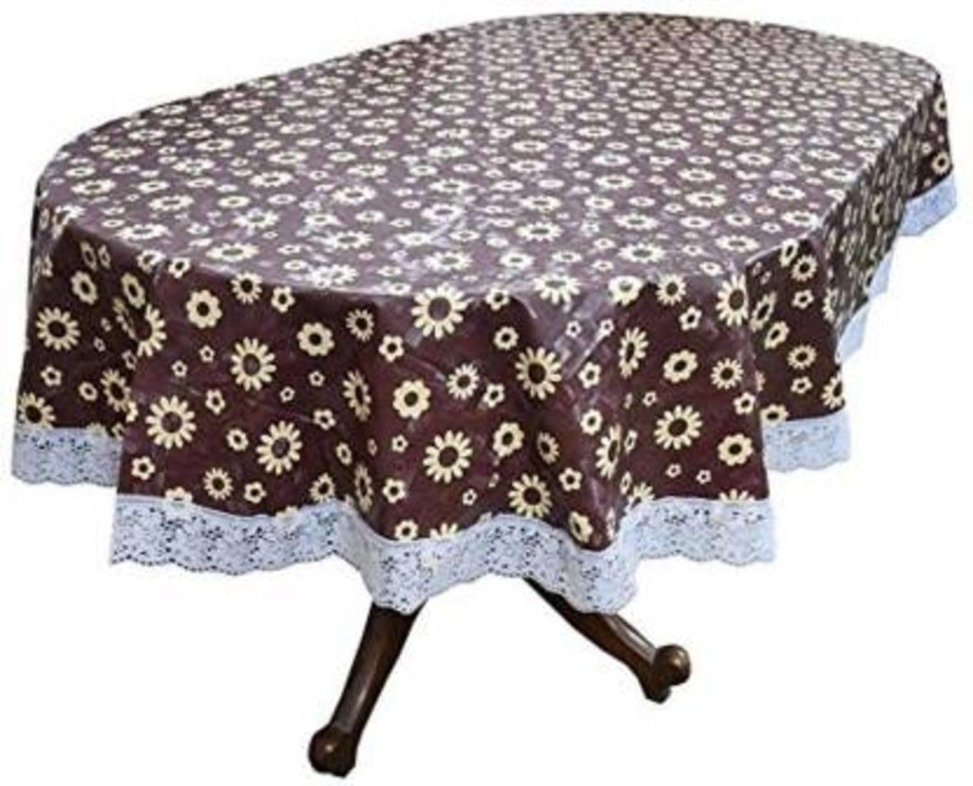 ZITIN Premium Dining Table Cover Oval 54 in x 78 in | Premium Dining Table cover Oval 54 In x 78 In-image-13