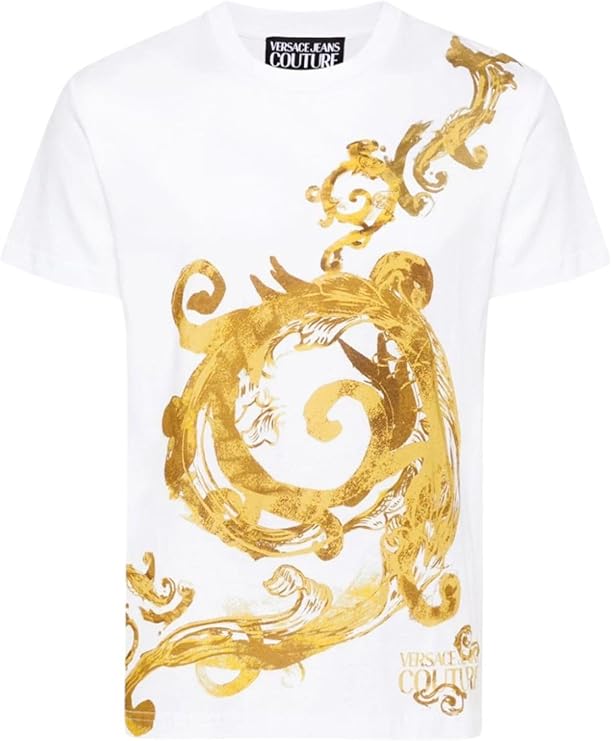 Tシャツ・カットソー Versace White Cotton T-Shirt Versace - White Medusa Cotton T-Shirt | Childrensalon