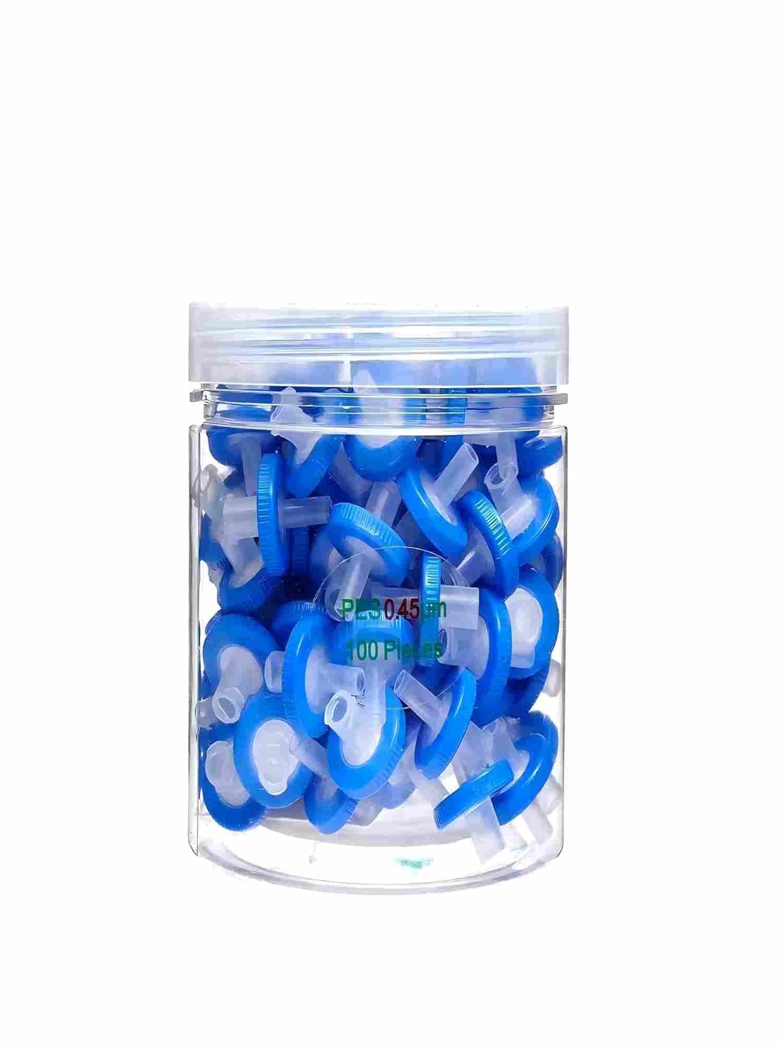 Syringe Filter Hydrophilic PTFE, 25mm 0.45um, Non-Sterile, 100PCS — Amazon image 17