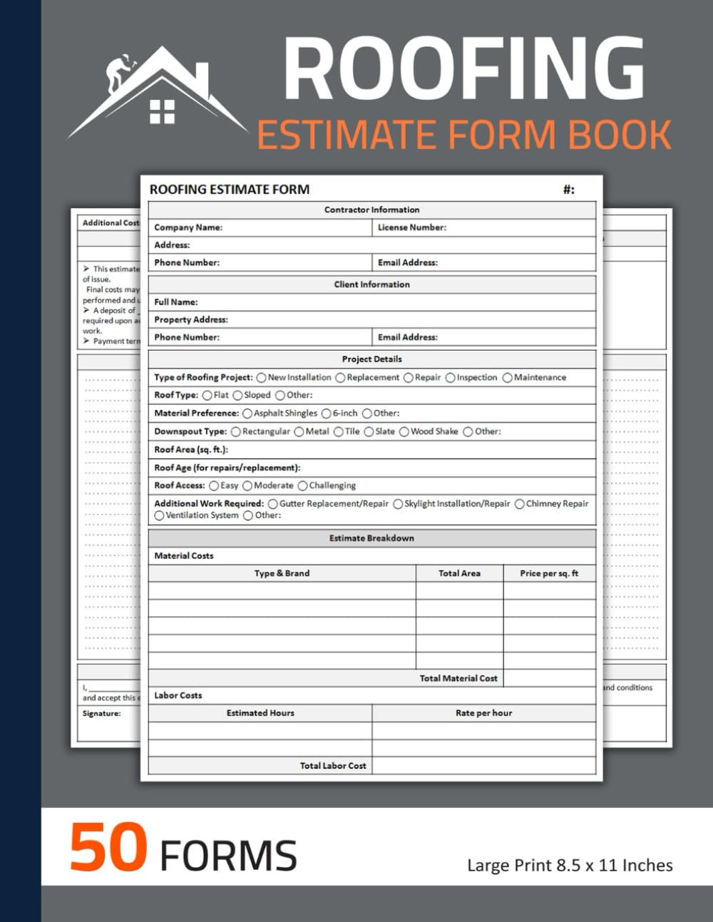 roofing-estimate-form-book-roofing-installation-repair-estimating-sheets-roofing-contractor-proposal-forms-100-pages-50-forms-publishing-lhbri-ha-amazon-com-books