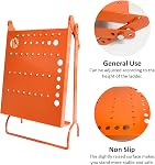 Support de plate-forme d'échelle,Outil d'extension antidérapante,Stand d'échelon lourd,Accessoires d'étage 400 Pound (Orange)- Pour les accessoires de petite échelle géante, plate-forme d'échelle, pas d'étage, pas de échelle