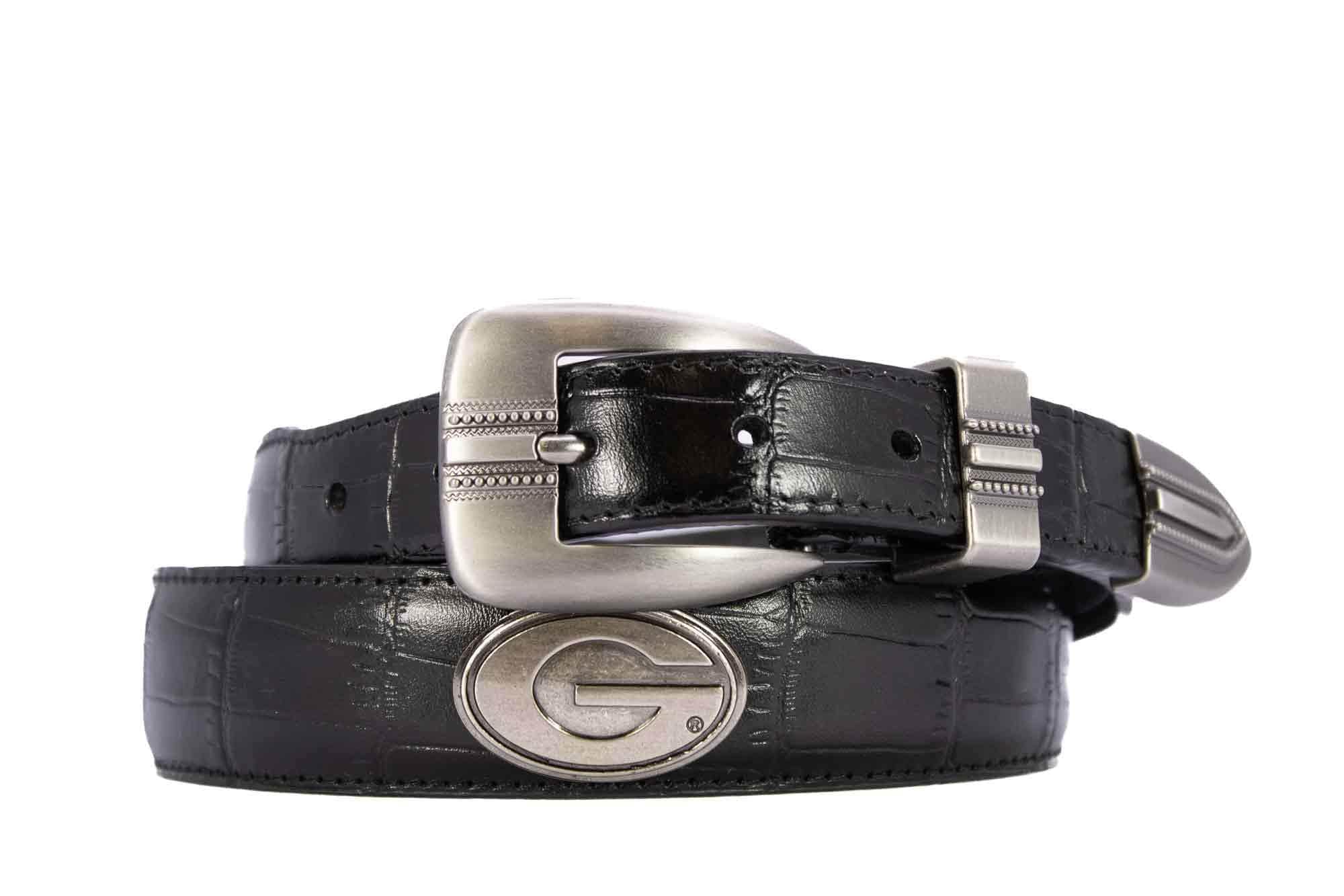 ZEP-PRO NCAA Collegiate Men's Dressy Leather Belt