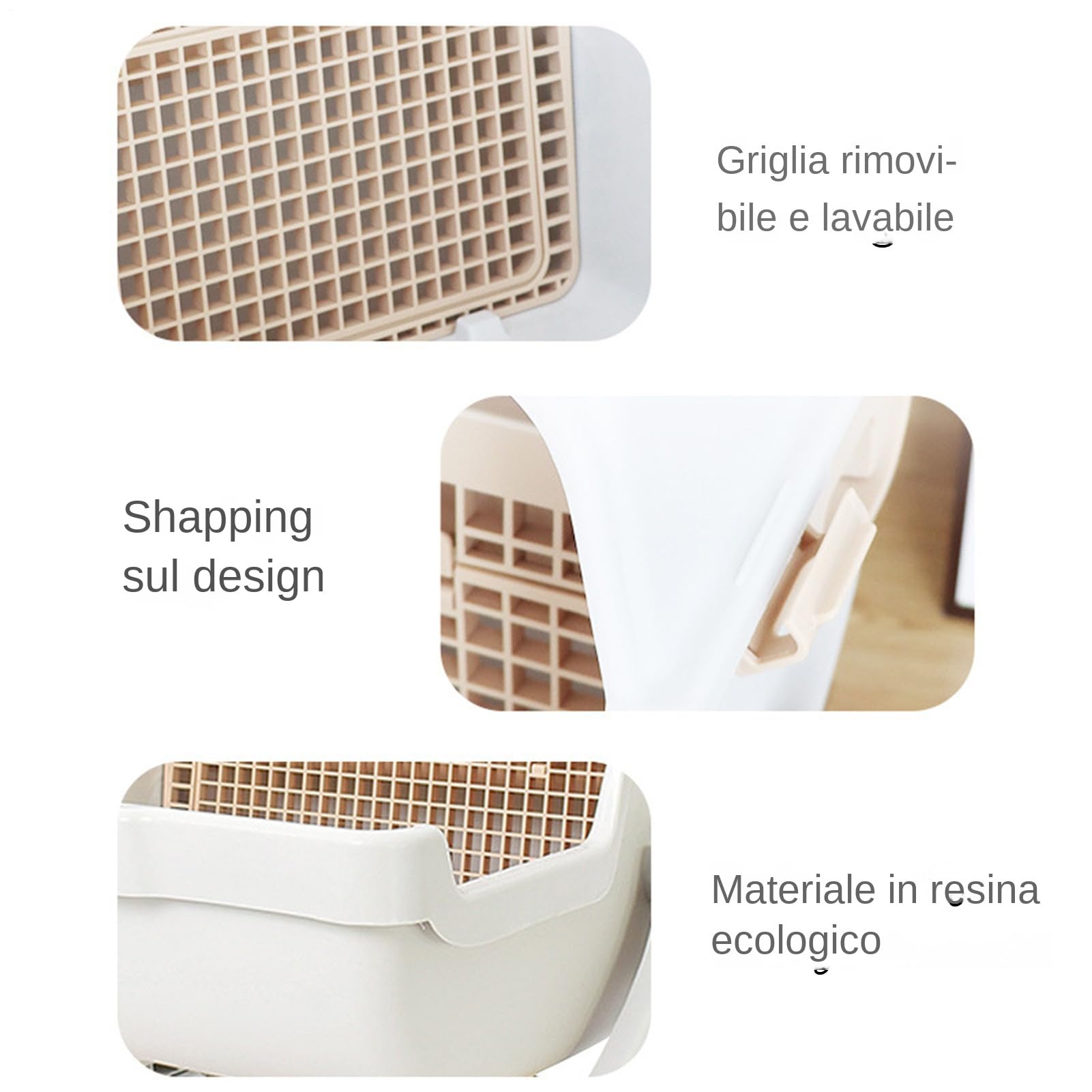 Arenero Automático para Gatos Desodorante Inodoro para Varias Mascotas, | Areneros Automáticos Inodoro Para Varias Mascotas Gatos Mayores Hogar Apartamentos Estilo Esquinero Viaje Y Exterior