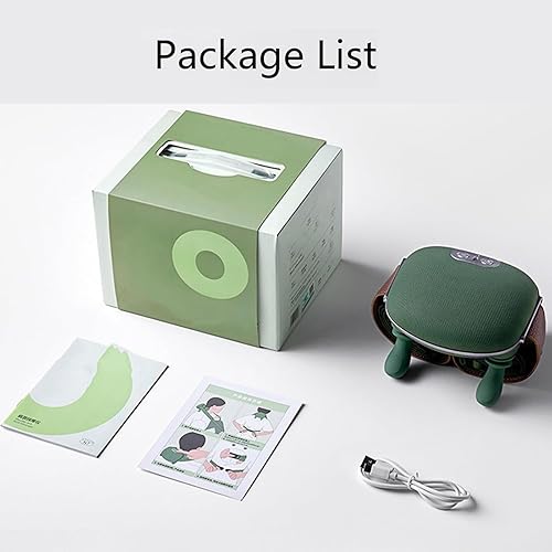 Miniatura 9 de Almohada masajeadora de cuello, masajeador de cuello, con ajuste de 3 velocidades, almohada de masaje eléctrica, para mujeres y hombres (1 juego)