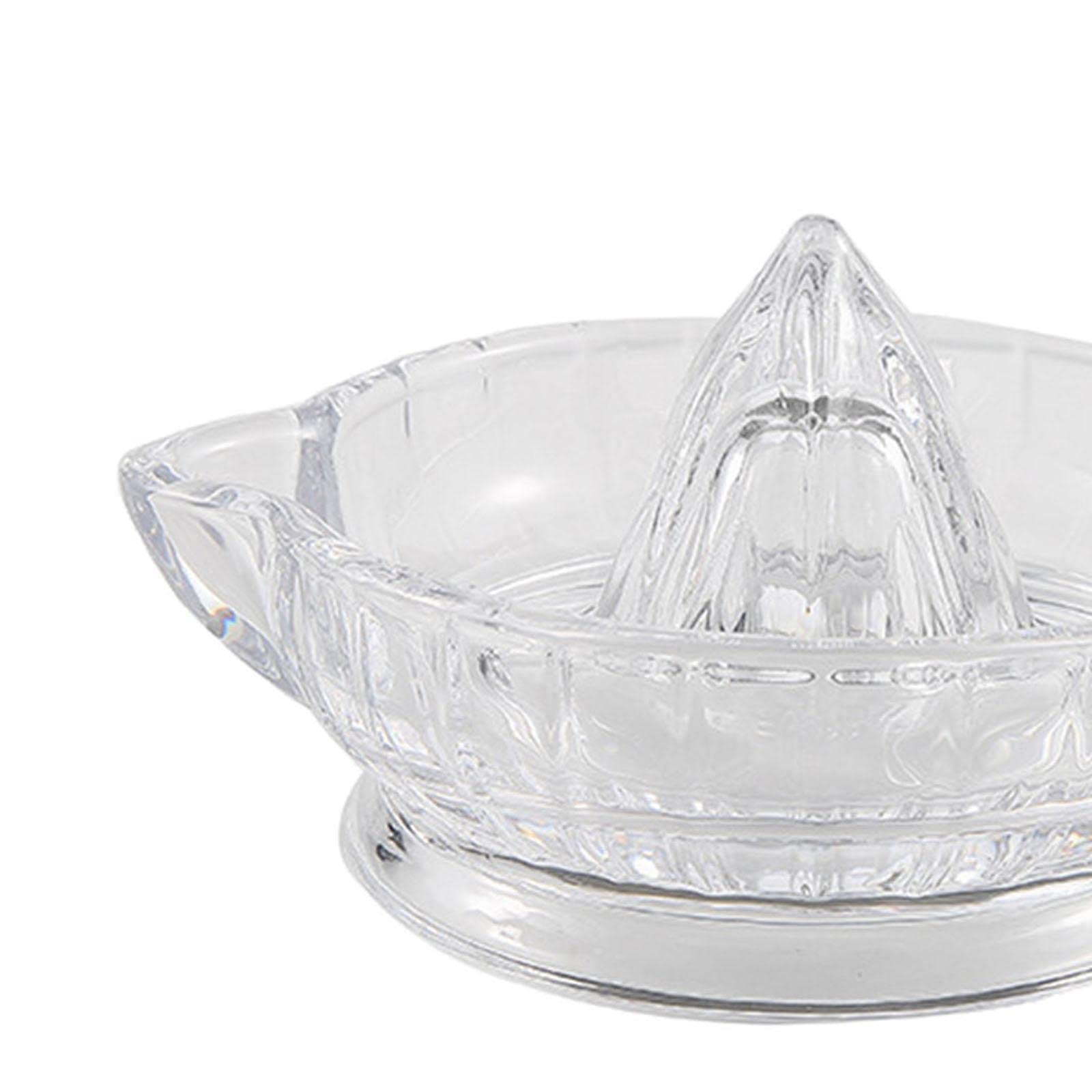 Sharplace Zitronenpresse aus Glas mit Griff Kleine Zitruspresse für Orangen-Cocktailgetränke