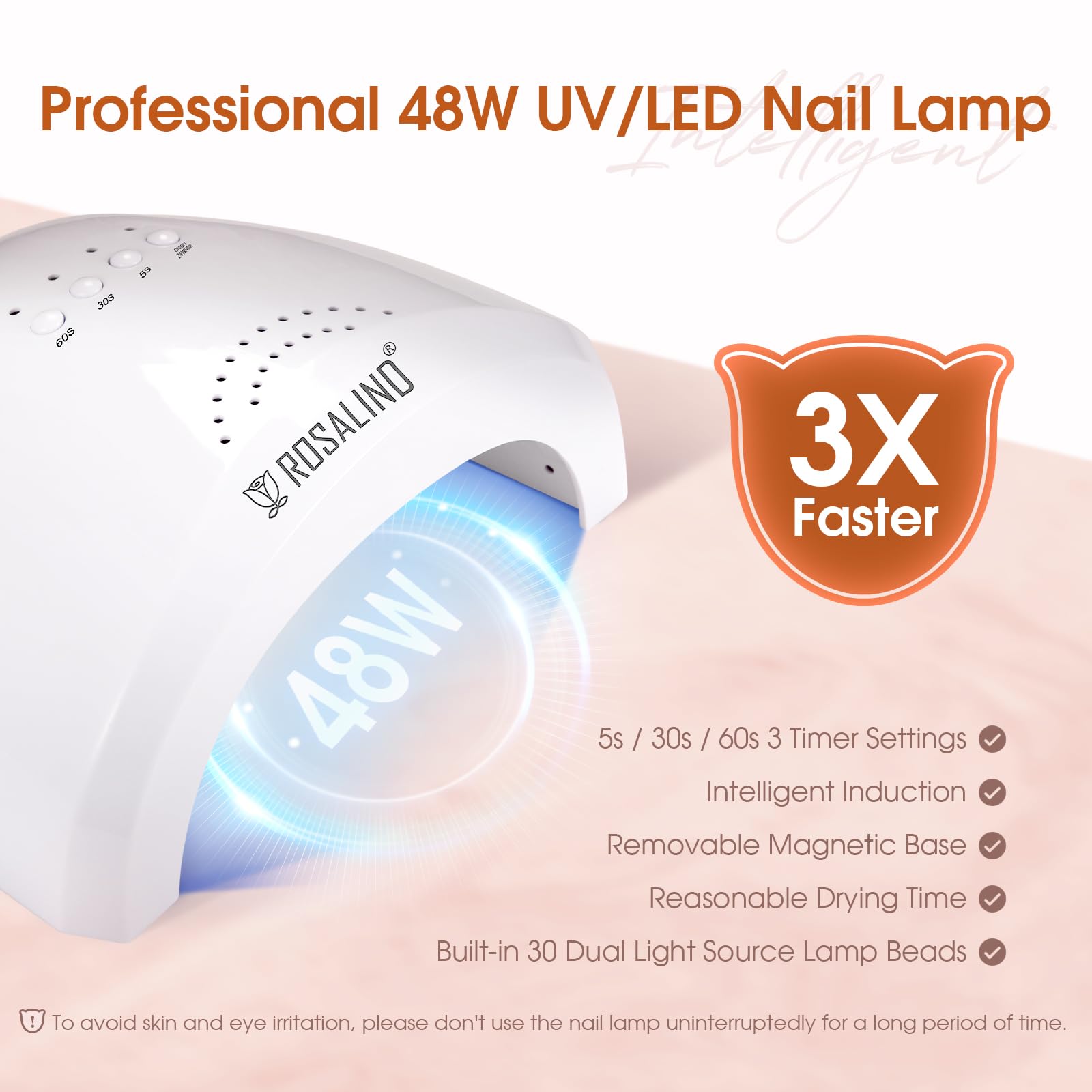 ROSALIND Kit Uñas de Gel, Gel Uñas Set con Lima Eléctrica Uñas/48W UV Lámpara, 14 Colores Geles de Extensión Completo con Base Top Coat, Nail Extention para Principiantes