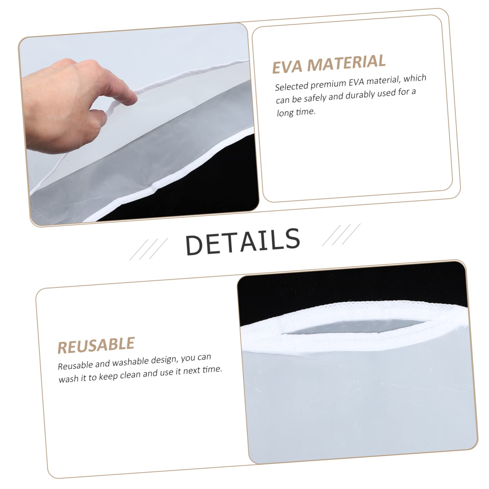 10piezas Guardapolvo De Fundas Para Guardar Vestidos Transparentes Fundas Para Armario Para Ropa De Casa Colgar Ropa Dormitorios
