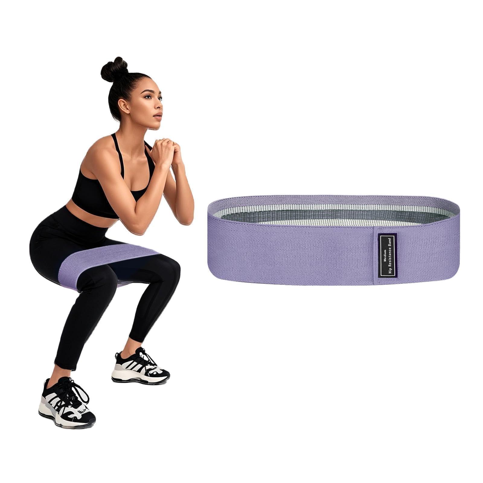 Resistance Bands for Workouts Rubber Bands for Home Gym Stretching Exercise Gear for Women Men - Great for