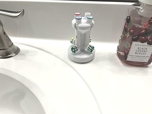 Miniatura 6 de HOYT DESIGN Soporte organizador de cabezal de cepillo de dientes eléctrico para encimera Oral-B