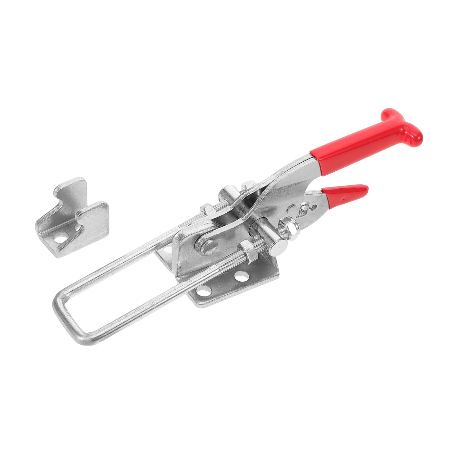 Generic Fridge Latch Boat Latches Flexible Draw Latches Steel Red Rubber Rubber T-Handle Hasp