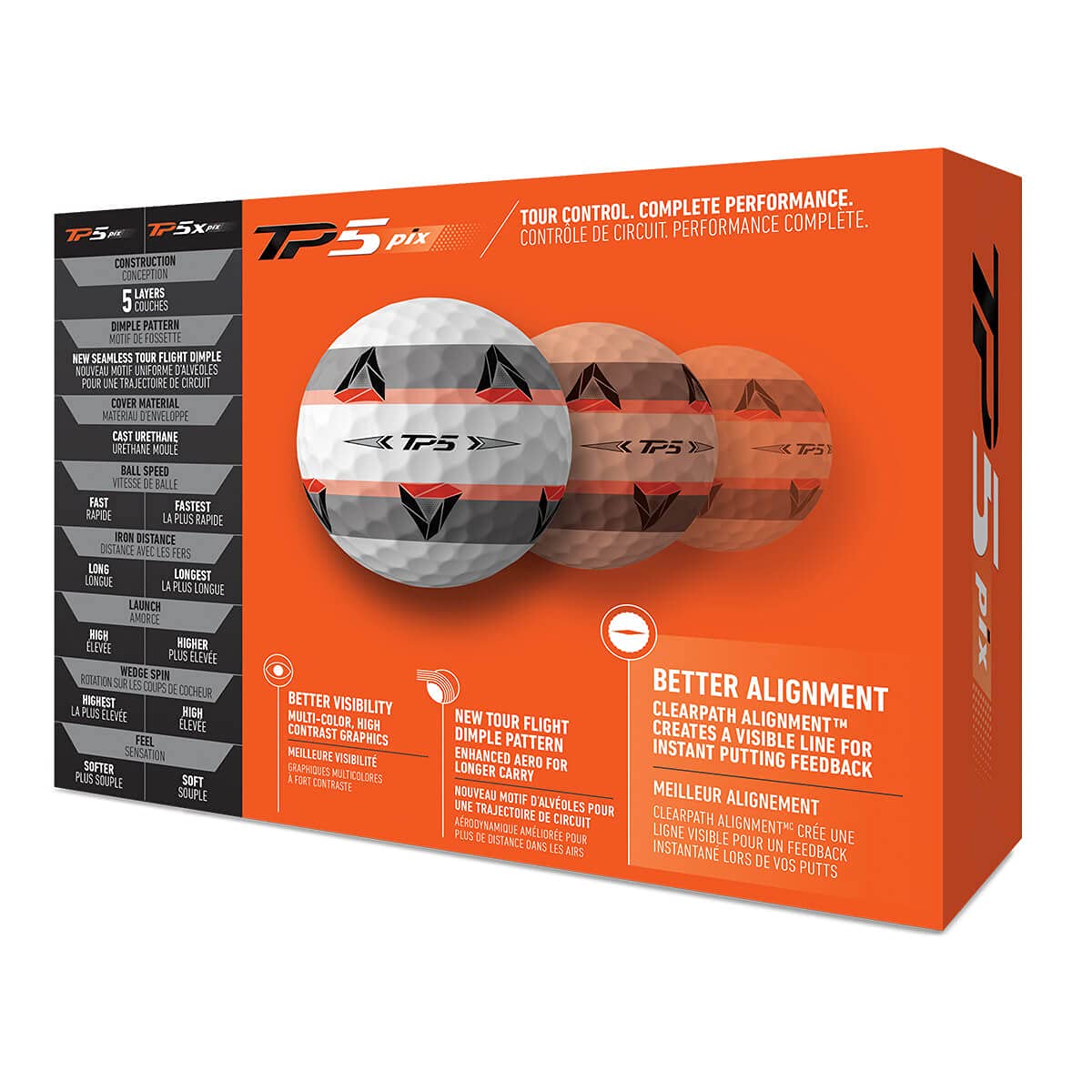 Amazon.co.jp: TaylorMade TP5 Pix 2.0 ゴルフボール ダース