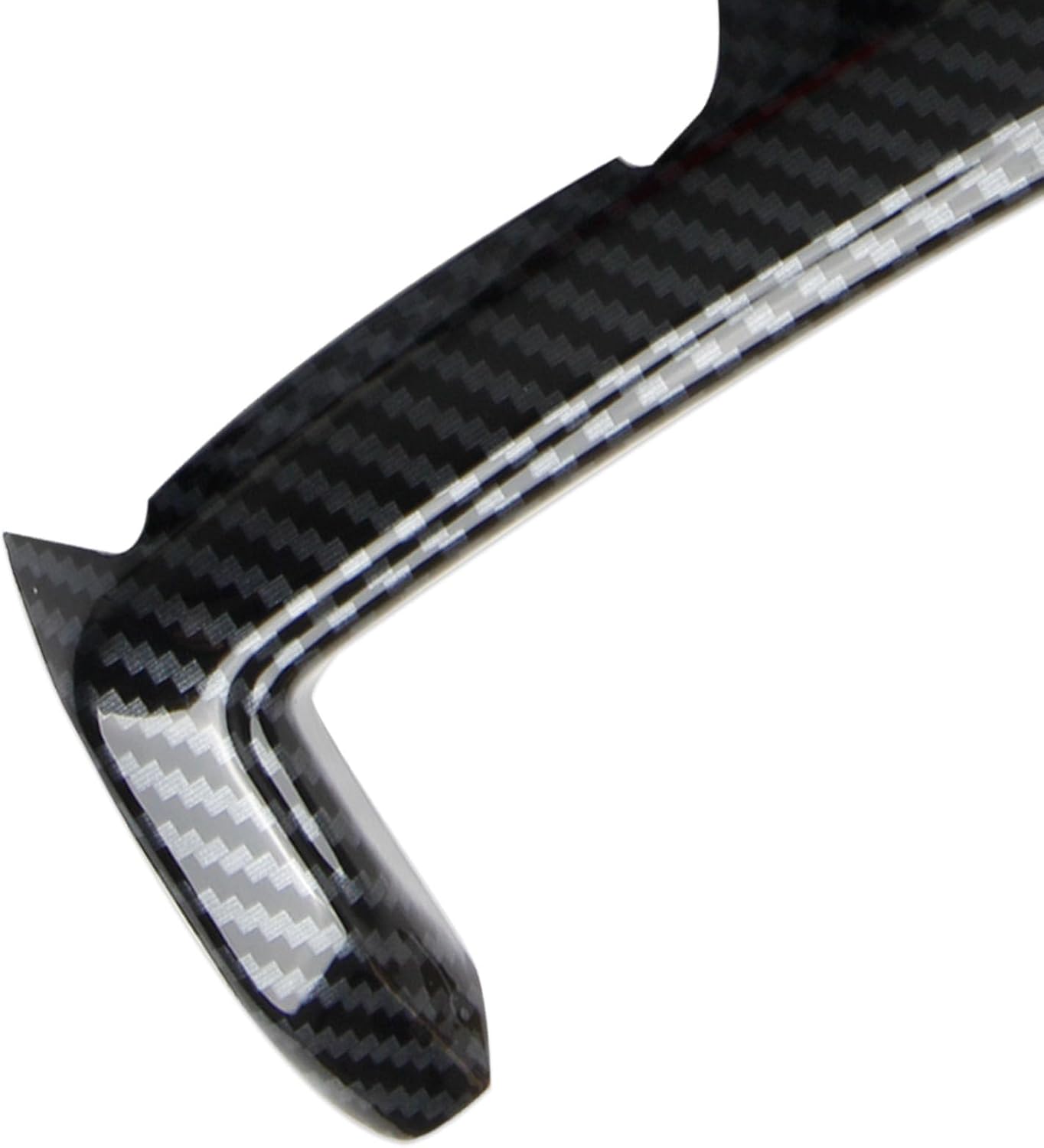Carbon Fiber Style Center Console Dashboard Frame Instrument Panel Side Cover Trim Accessories for 2025-2026 Toyota Camry
