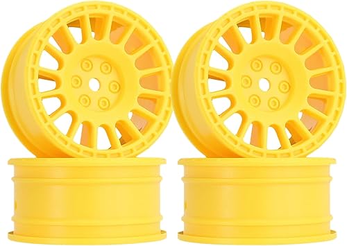 Miniatura 9 de 4 llantas de plástico Beadlock de 1.55 pulgadas compatibles con 110 RC Crawler Car Axial 90069 D90 TF2 Tamiya CC01 LC70 MST JIMNY (negro)