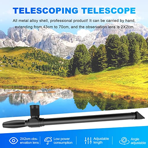 caapmony Einstellbare 5 Fache 20 Fache Periskop VergrößErung für Pool- und Strand Tauch GäNge Totwinkel Beobachtung Jagd Monokular Teleskop