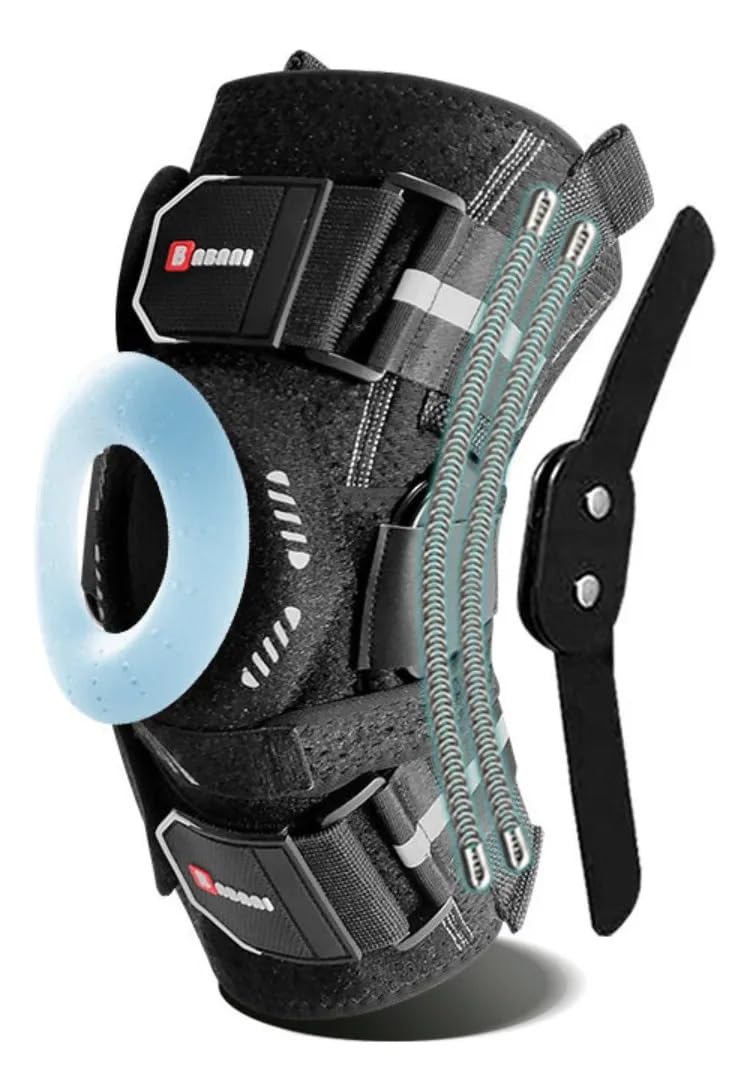 Joelheira Articulada Neoprene Reforçado com Dobradiças Metálicas GG/XL | Estabilizador