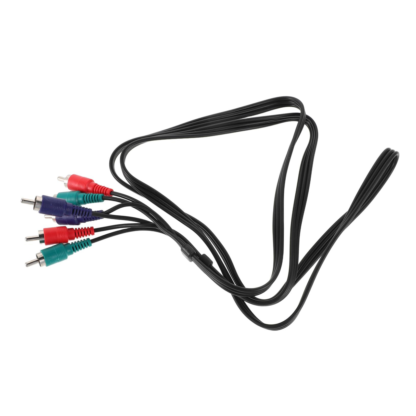 OSALADI Cable Audio Video Composite Male to Male Cable Gold Plated Low Loss Stereo Cord for DVD VCR Tv and Home Theater Systems Flexible and Compatible Design