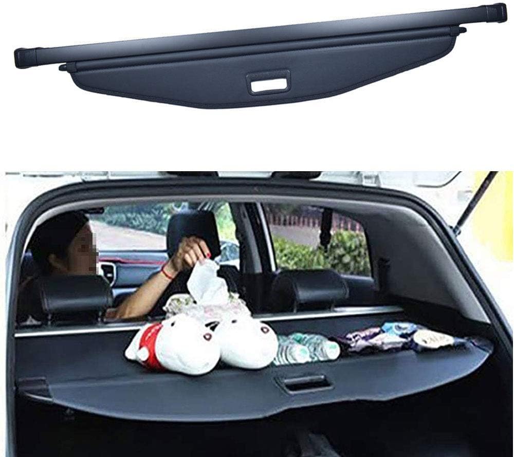 BNHHB For 2010-2017 GMC Terrain Chevrolet Equinox Car Retractable Rear Trunk Parcel Shelf, Security Shield Cargo Luggage Security Cover Shade Shielding Organizer, Auto Shelves Accessories
