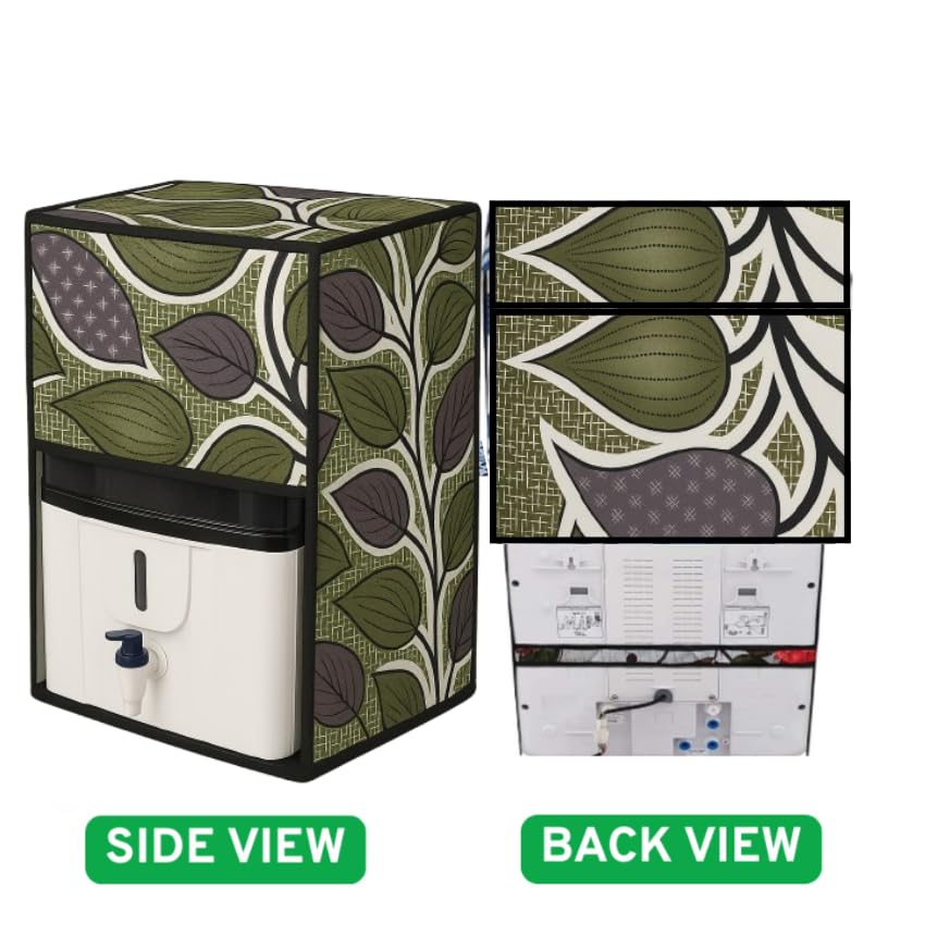Image of KALRA MAGIC RO Water Purifier Cover (Olive Green) | Waterproof & Dustproof Body Cover for Kent Grand, Pulse & Aqua | Durable Water Filter Protection