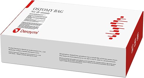 Miniatura 9 de 15 bolsas de colostomía, dos piezas convexas de ostomía suministros de colostomía, bolsas de ostomía drenables para piel irregular irregular y