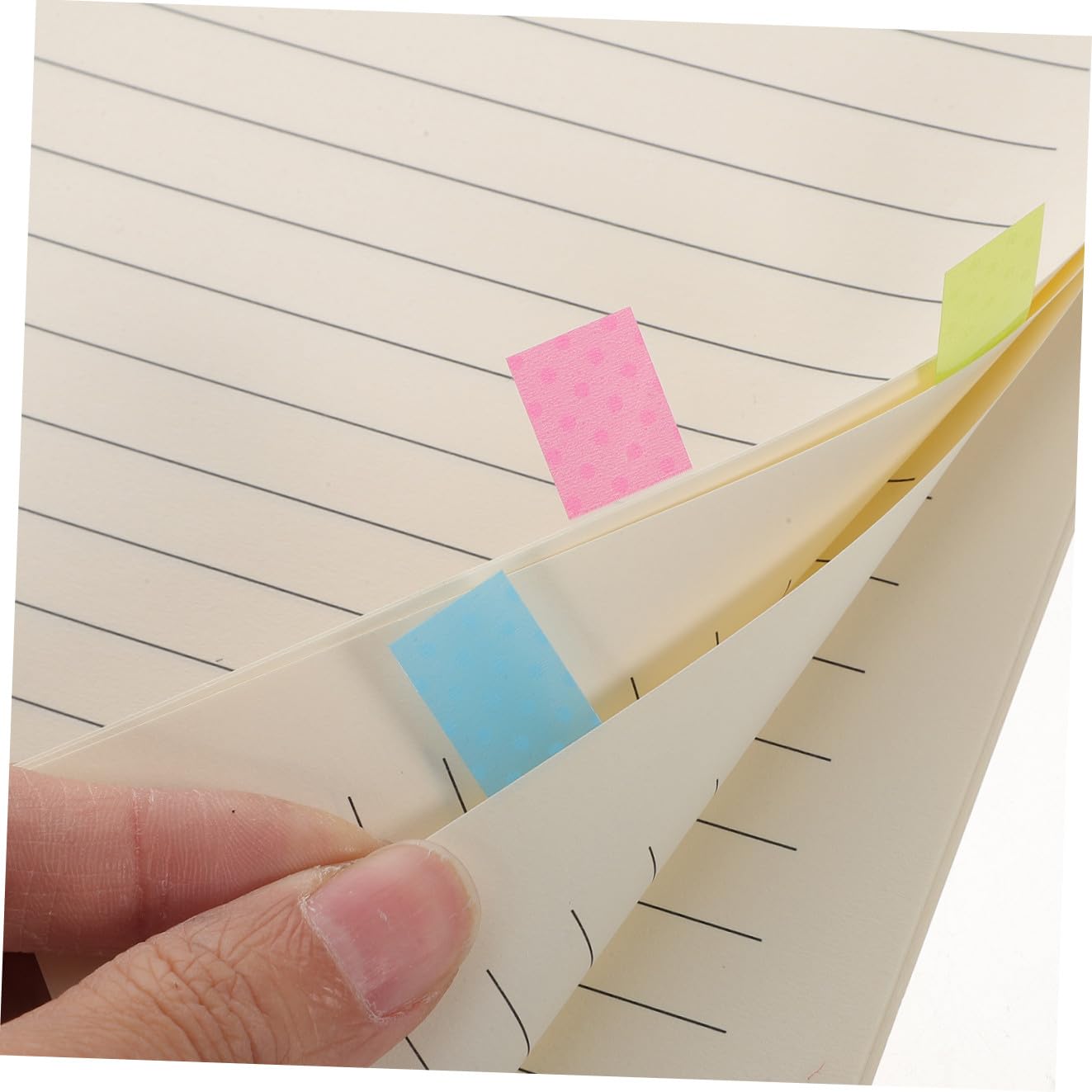 Housoutil 5 Sätze Index-label Registerkarten Farbige Etiketten Für Seitenmarkierungen Klebestreifen Klebrig Sticky Index Tabs Seitenmarkierungen Textmarker-tabs Das Haustier 6 Packungen * 5