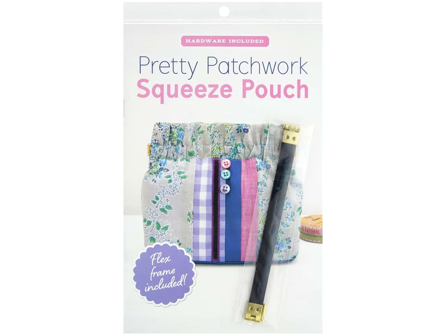 Zakka WorkshopZW2422 Pretty Patchwork Squeeze Pouch Kit