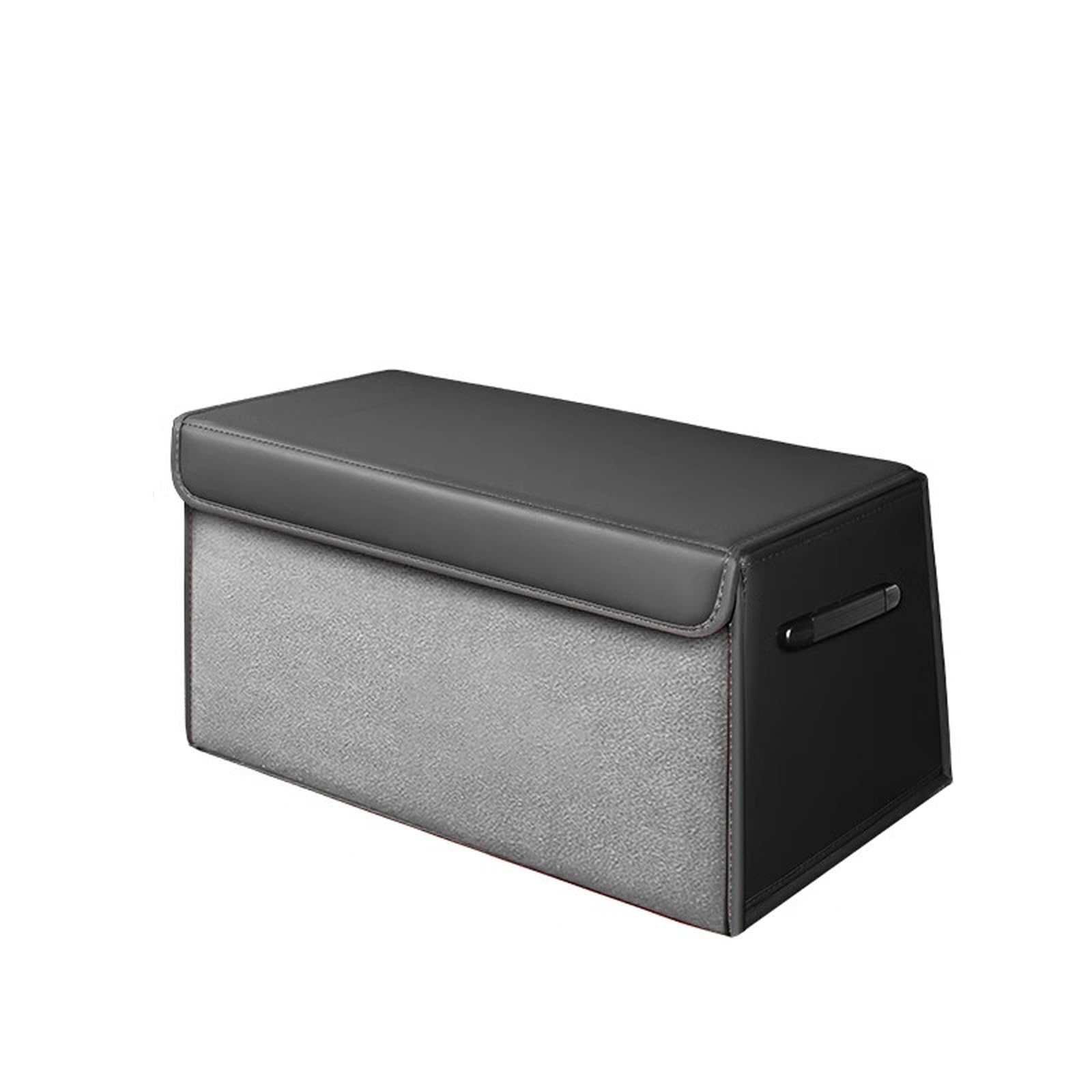 FYIYIEW car boot organiser, Trunk Organizer for SUV, Foldable Leather Car with Lid and Sturdy Handle