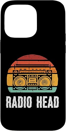 Miniatura 21 de Music Radio Head Boombox Retro Stereo Cassette Men Women Kid Case for iPhone Air