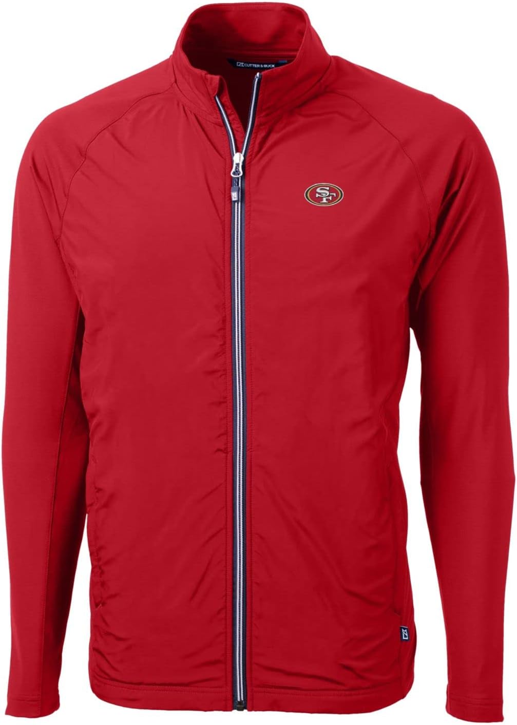 Cutter & Buck Men's NFL Big & Tall Adapt Eco Knit Full-Zip Raglan Jacket