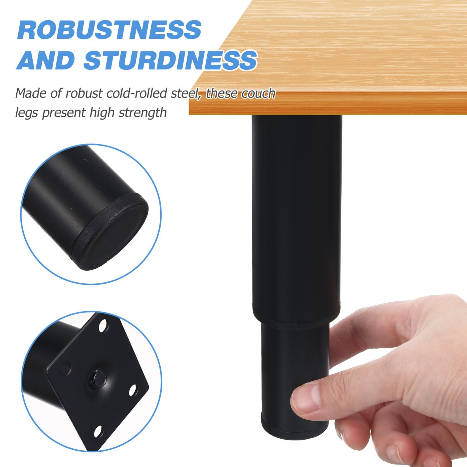 Hemobllo Adjustable Furniture Legs - Image 4
