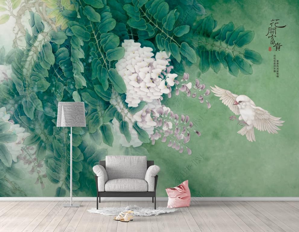 Papier peint intissé glycine pour masquer les défauts d'un grand mur