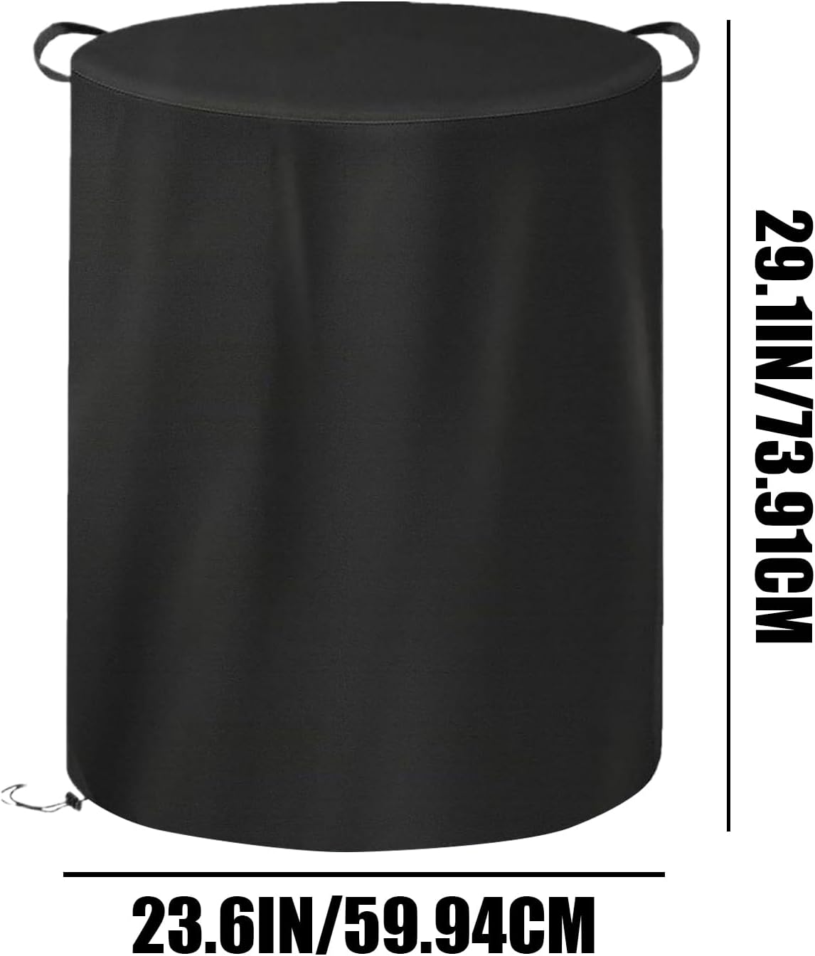 Fire Column Cover | Sun Protection Dust-Proof | Outdoor Heater Fire Pit Cover - for Leaves Debris Rain Sunlight Snow Bird Droppings Bonfire Backyard Yard Terrace Balcony