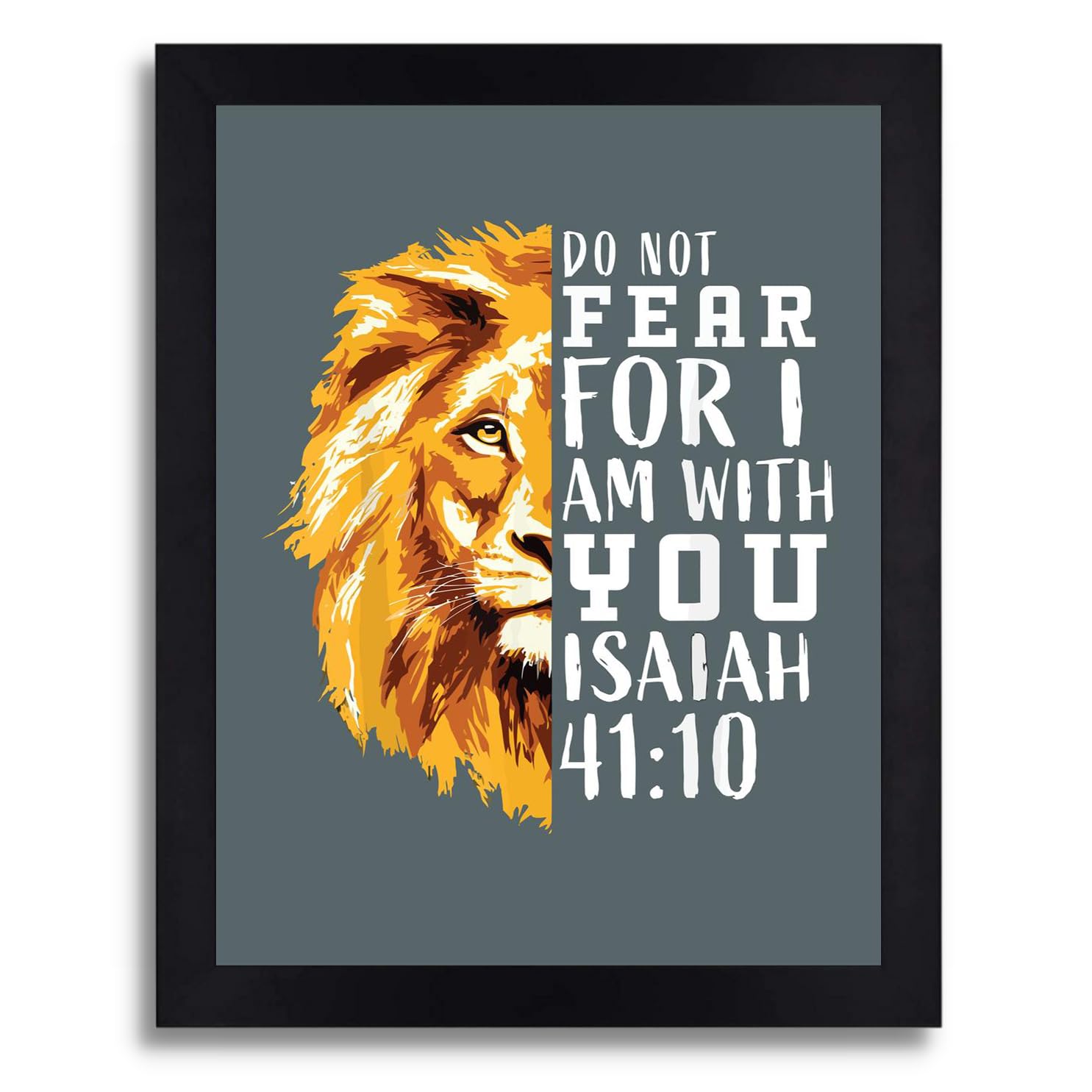 Interio Crafts Isaiah 41:10 Motivational Wall Frames - Inspirational Quotes Wall Frames for Office or Home Wall Decor - Poster With Frame - Synthetic Wood - Black Frame - 13 X 10 Inches S98 (B0CFJSWM42) Amazon Price History, Amazon Price Tracker