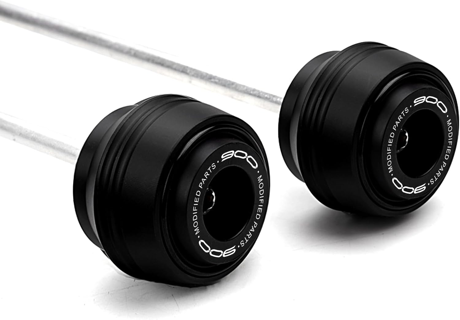 Motorcycle Front Rear Fork Sliders Wheel Frame Slider Crash Protector Axle Slider Crash Pads Compatible With Z900 Z900RS Z900SE Z 900 RS SE 2019-2024 2025 (Black, Front and Rear Slider)