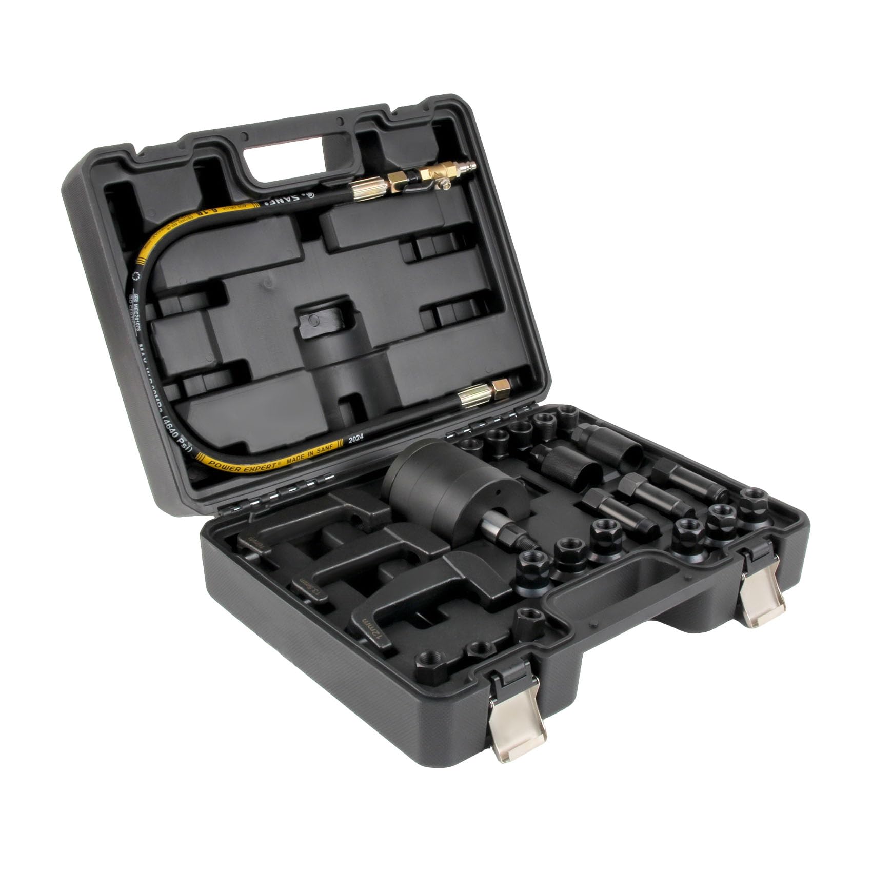 DOCAS 24 Piezas Extractor de Inyectores Diésel,Extractor de inyector neumático con Adaptador