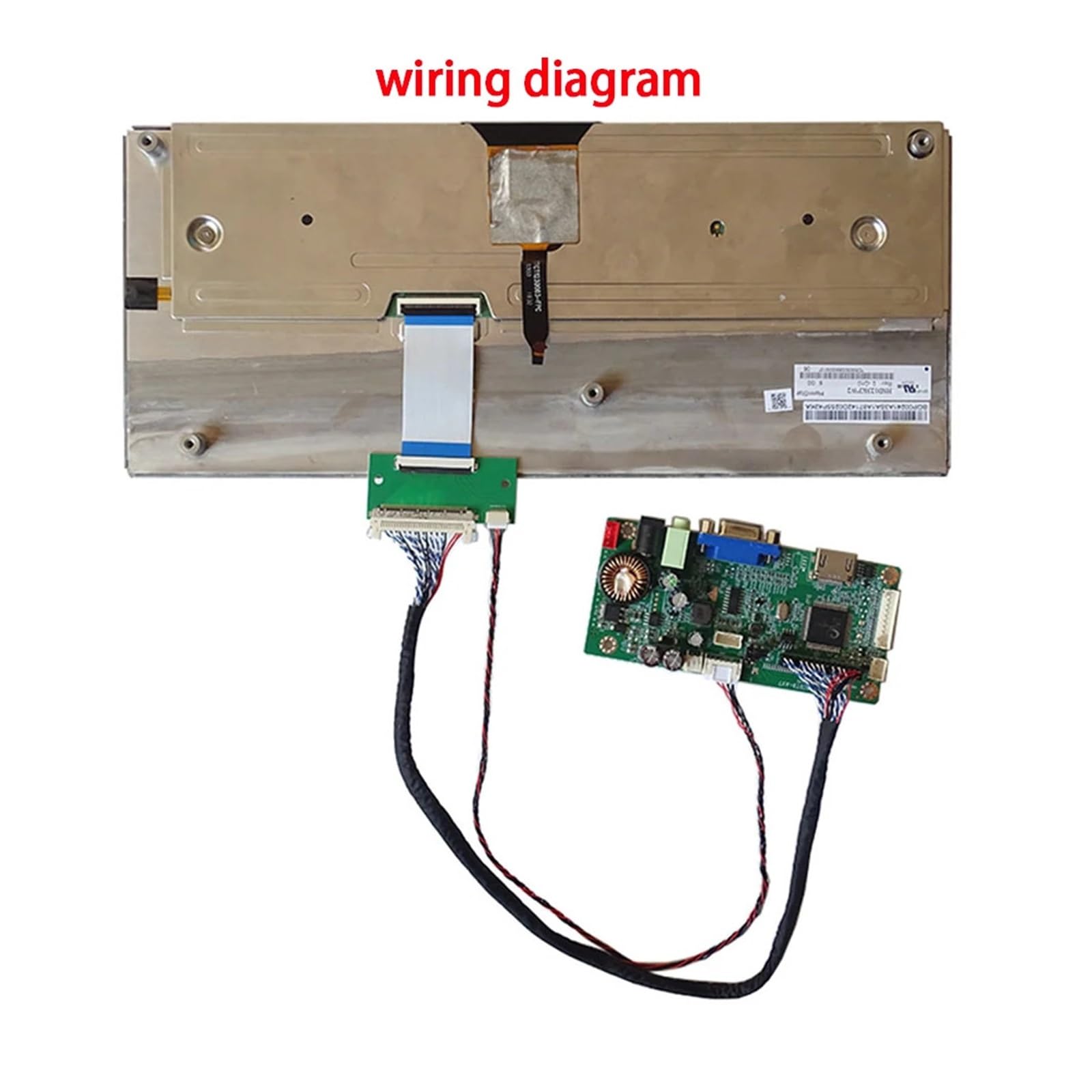Kit Scheda Driver LCD HSD123JPW3-A10 HSD123JPW3-A15 HSD123KPW1-A30 Kit Driver EDP | Kit driver EDP for display centrale for auto HDMI con schermo da 12,3 pollici 1920x720 50P(HSD123JPW3-A10)