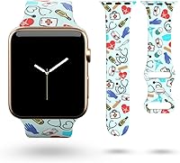 Vista 19 de Silicone Sport Watchband Compatible with Apple Watch