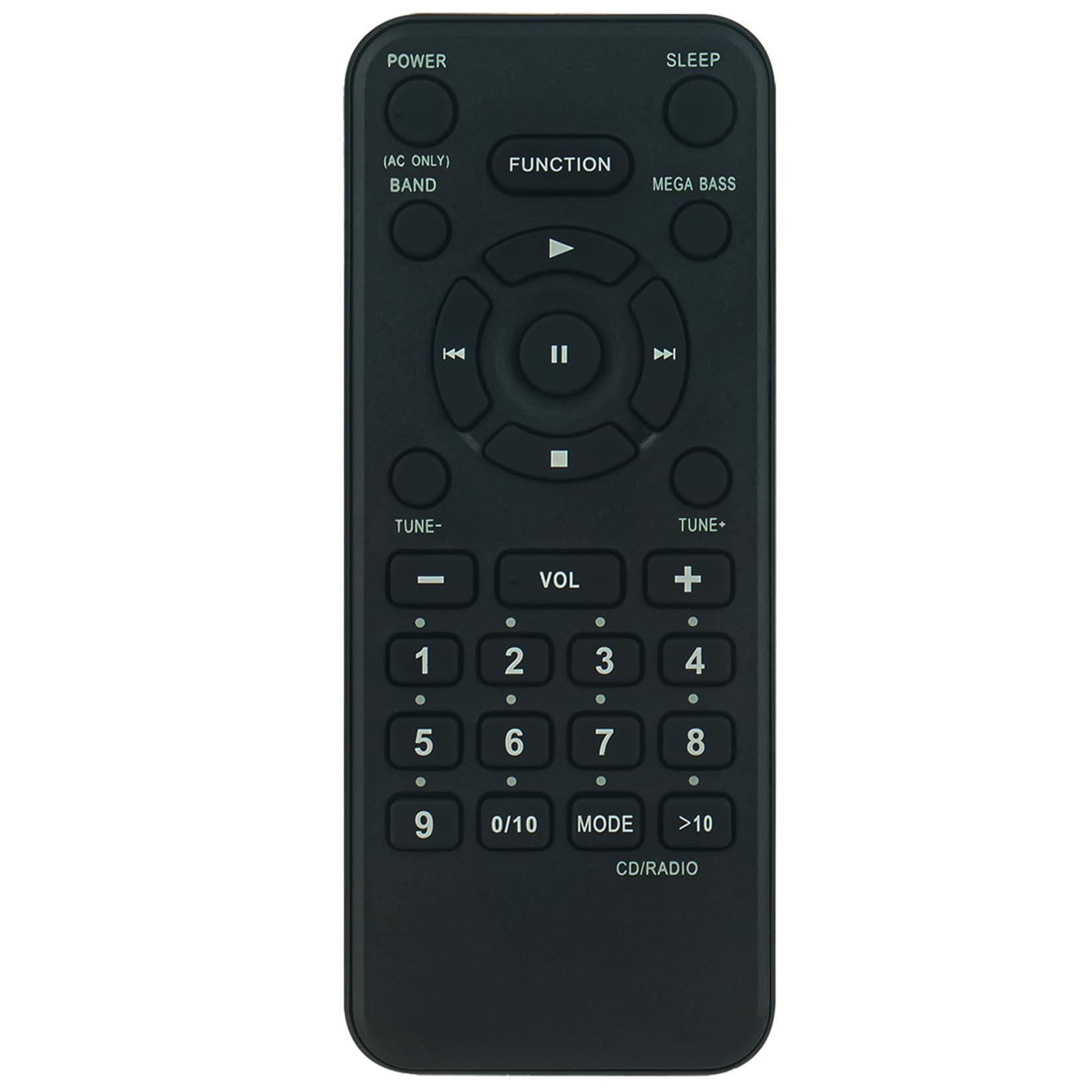 RMT-CS350A Replacement Remote Control Applicable for Sony CD Radio Cassette-Corder CFD-S350 RMT-CS350 RMT-CF350A CFD-S350L