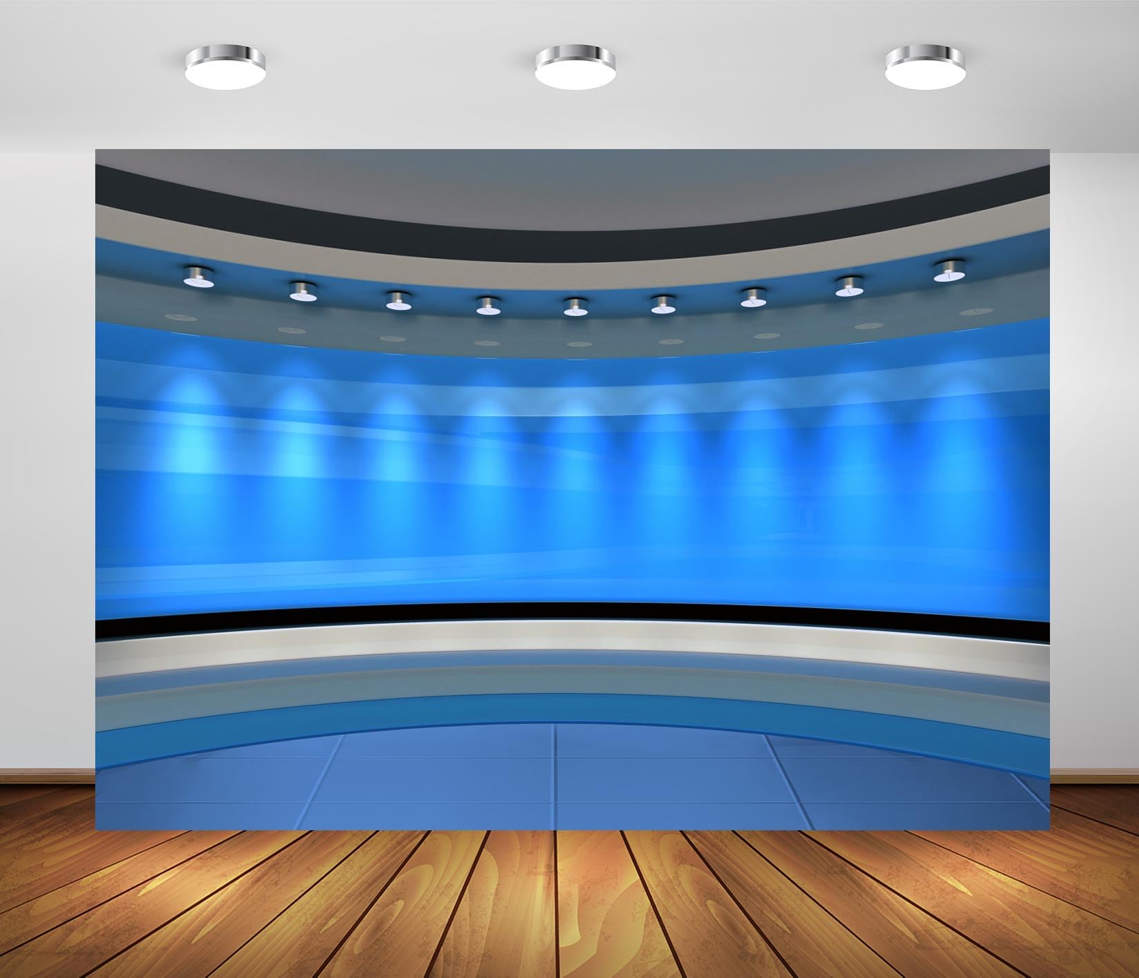 Blue News Background