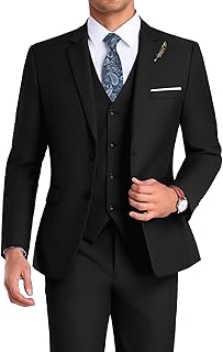 High-End Men's Slim Fit 3-Piece Suit